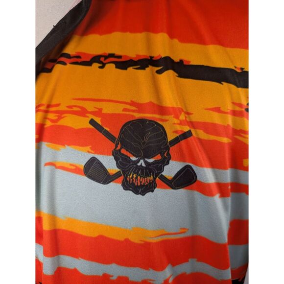 Tattoo Golf Mens Medium Polo Shirt That 70s Collection Performance Athletic UV - Picture 6 of 10